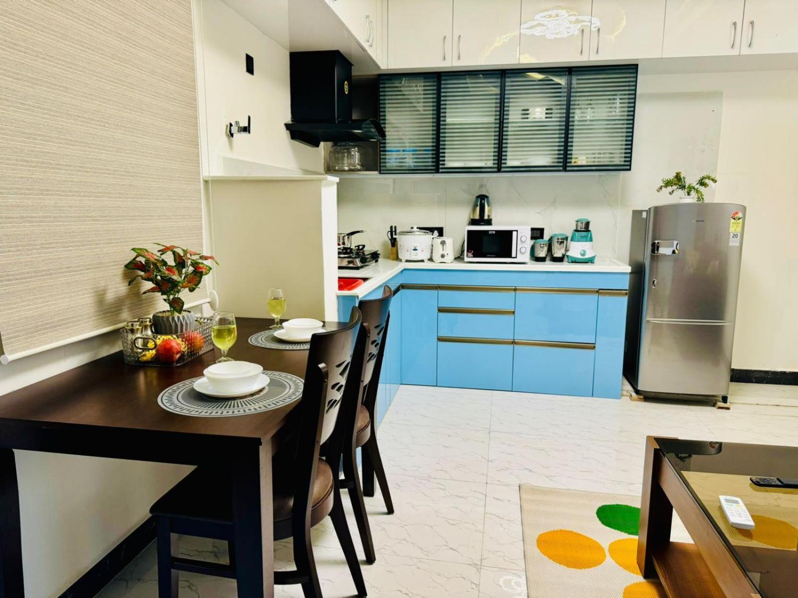 Bluo Penthouse Gachibowli - Terrace Garden Apartment Hyderabad