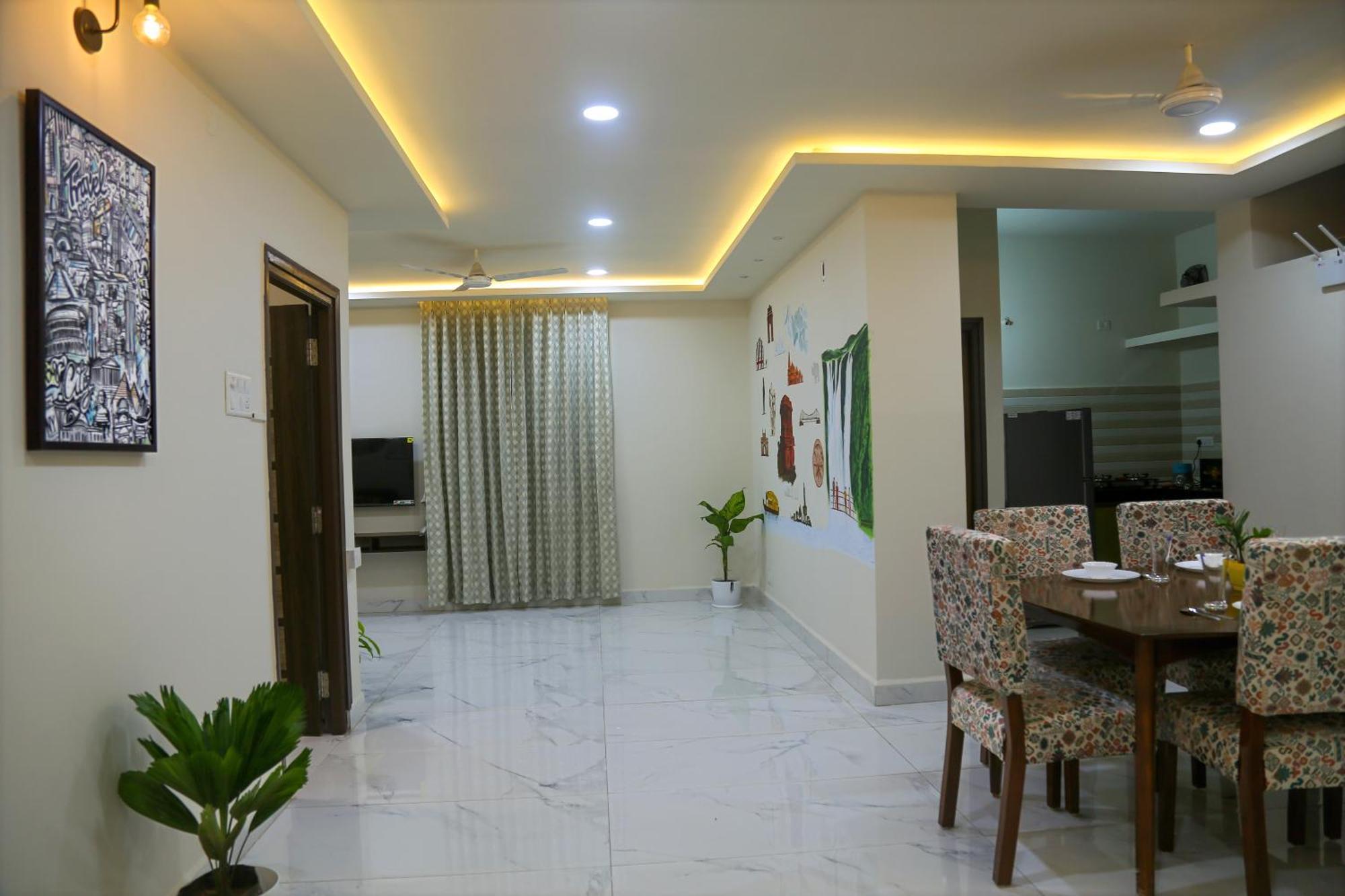 Cozy 3 Bhk A/c @ Wipro Circle , Near Us Embassy