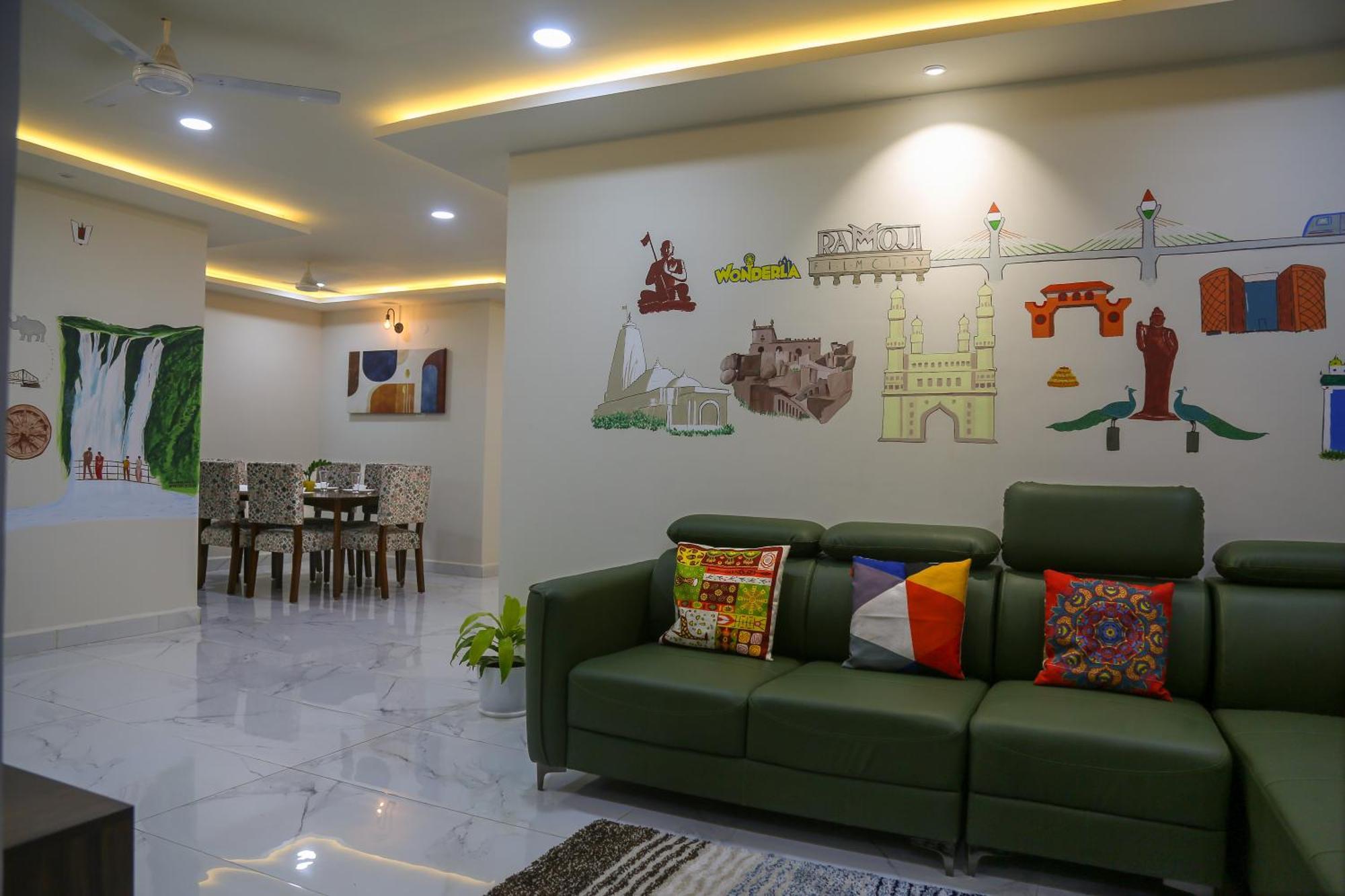 Apartment Cozy 3 Bhk A/c @ Wipro Circle , Near Us Embassy *