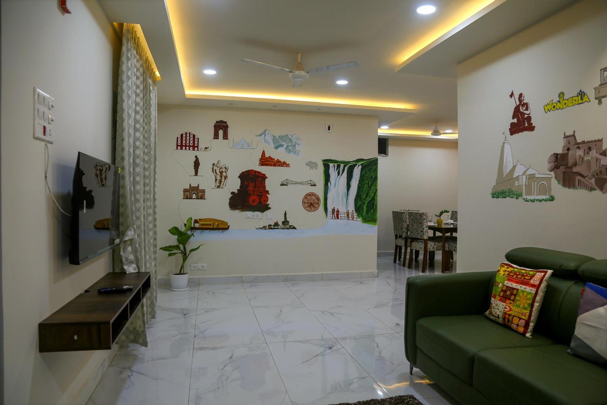 Cozy 3 Bhk A/c @ Wipro Circle , Near Us Embassy *