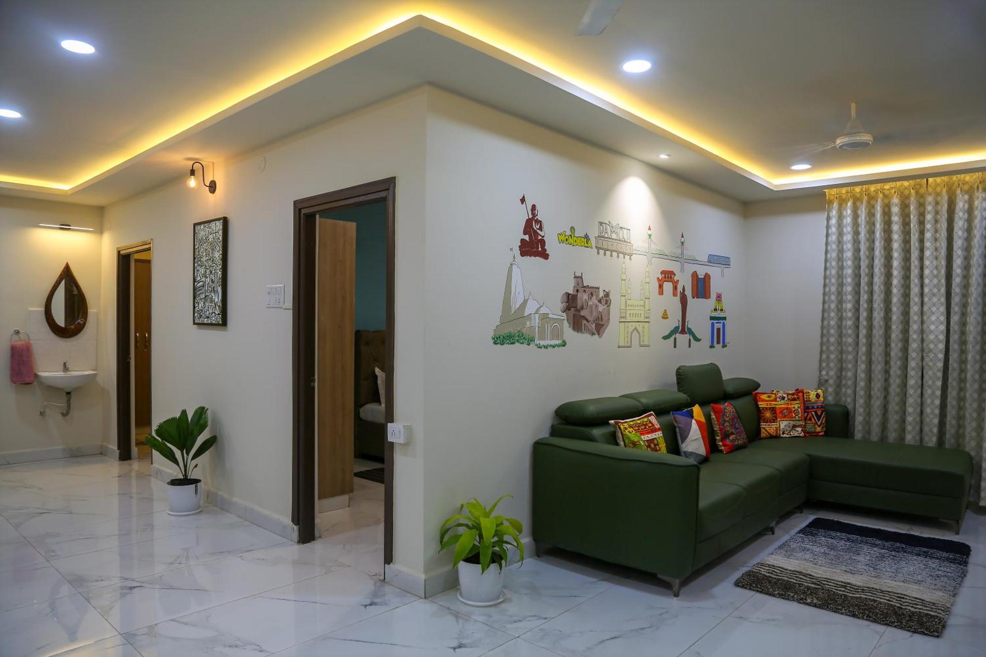 Cozy 3 Bhk A/c @ Wipro Circle , Near Us Embassy Apartment
