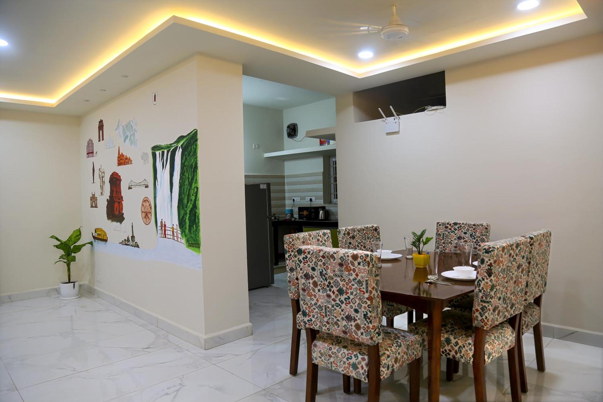 Cozy 3 Bhk A/c @ Wipro Circle , Near Us Embassy