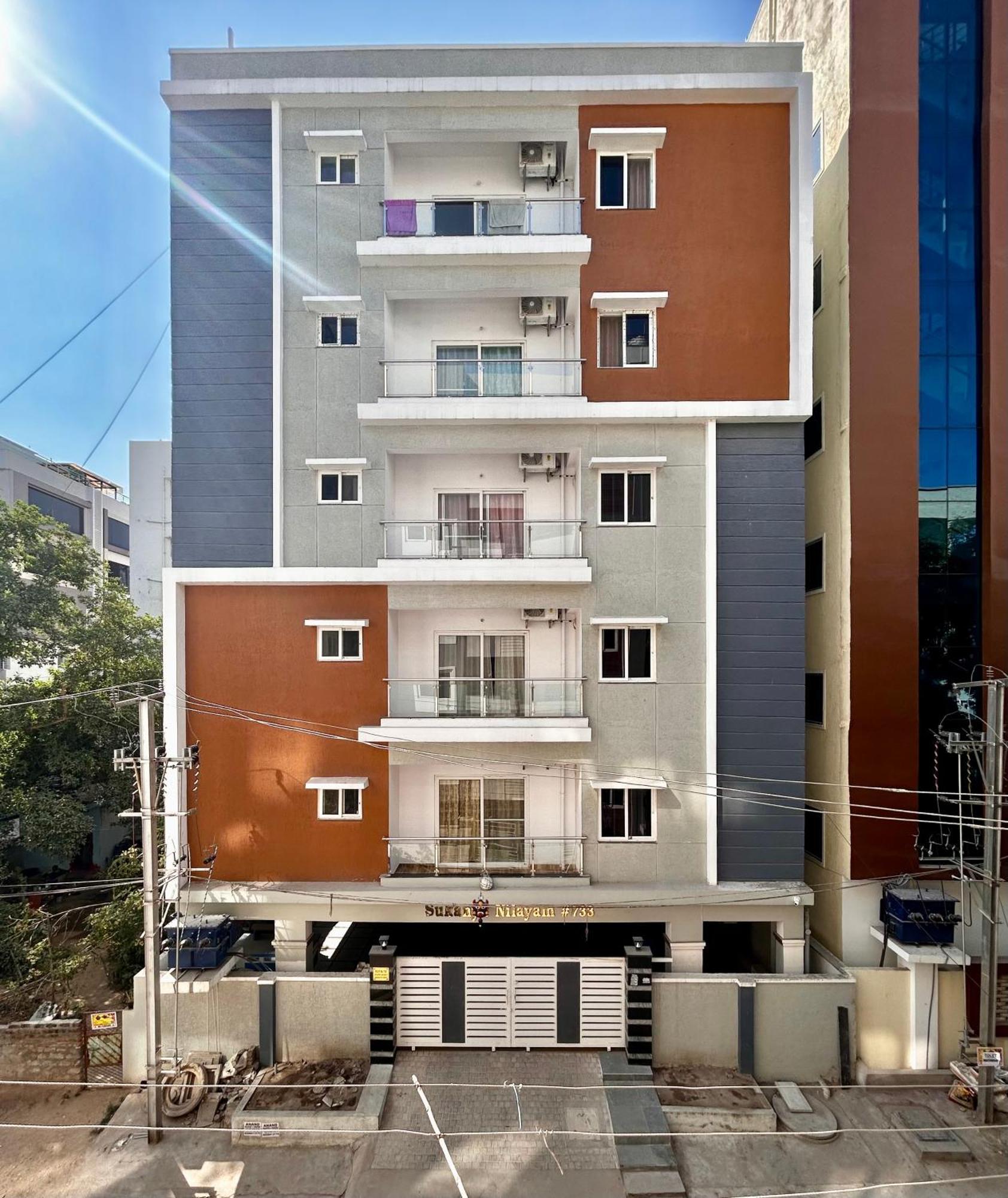 Apartment Mee Homes Madhapur Family Fully Furnished 2 Bhk Premium Flats 201
