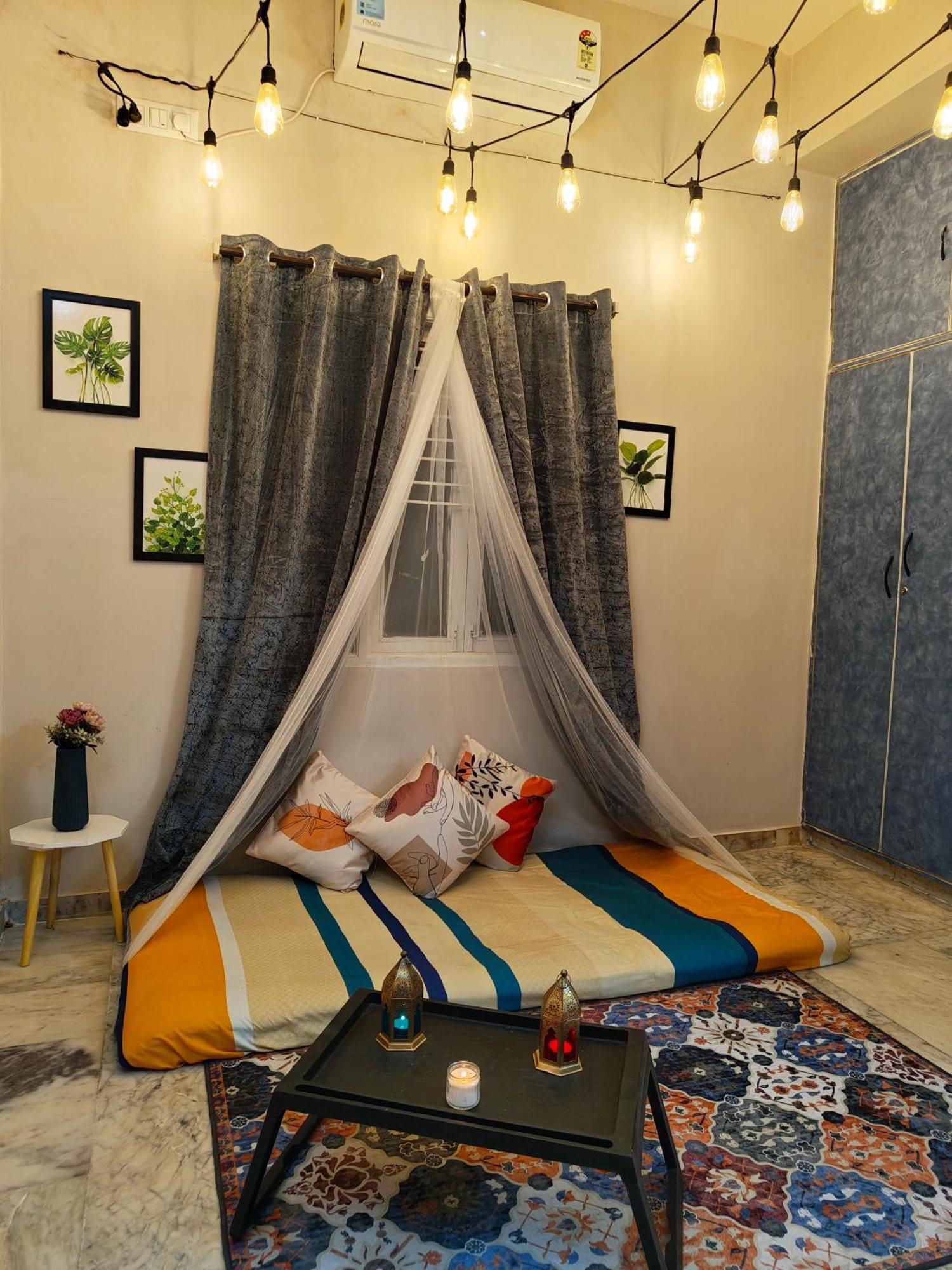 Hotel The Hidden Gem - Fully Furnished, Private 1bhk With Canopy & Cafe Lights Hyderabad