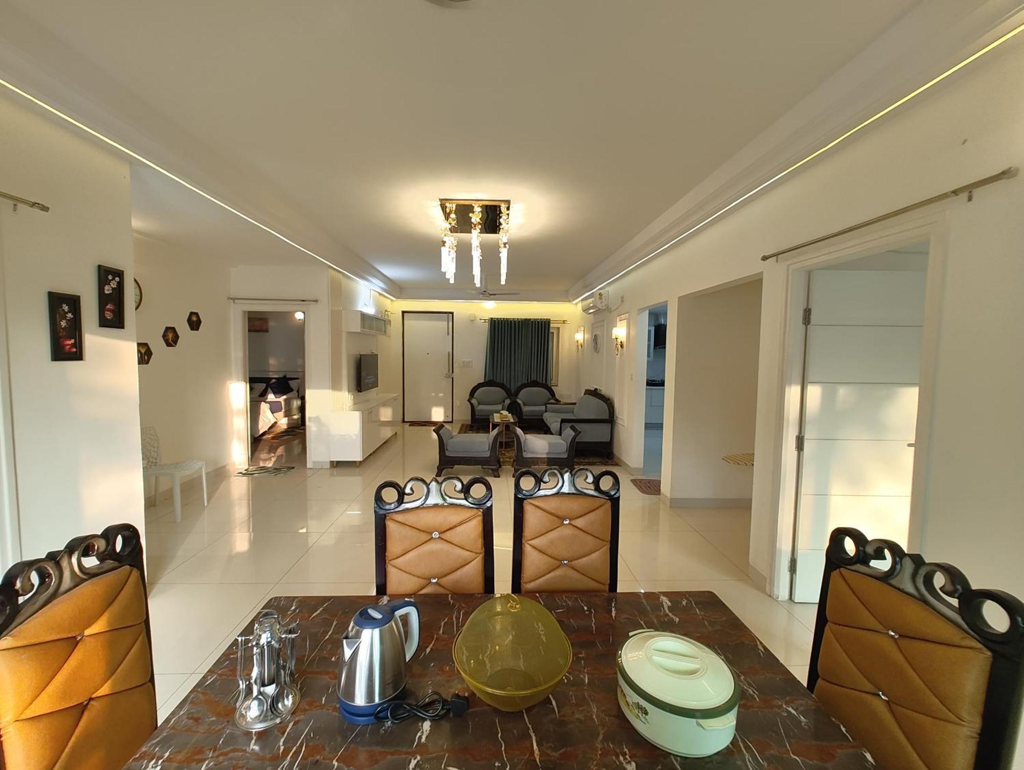 Magnus 3bhk Fully Furnished Flat - Gated Community, Club House, Pool Apartment Hyderabad