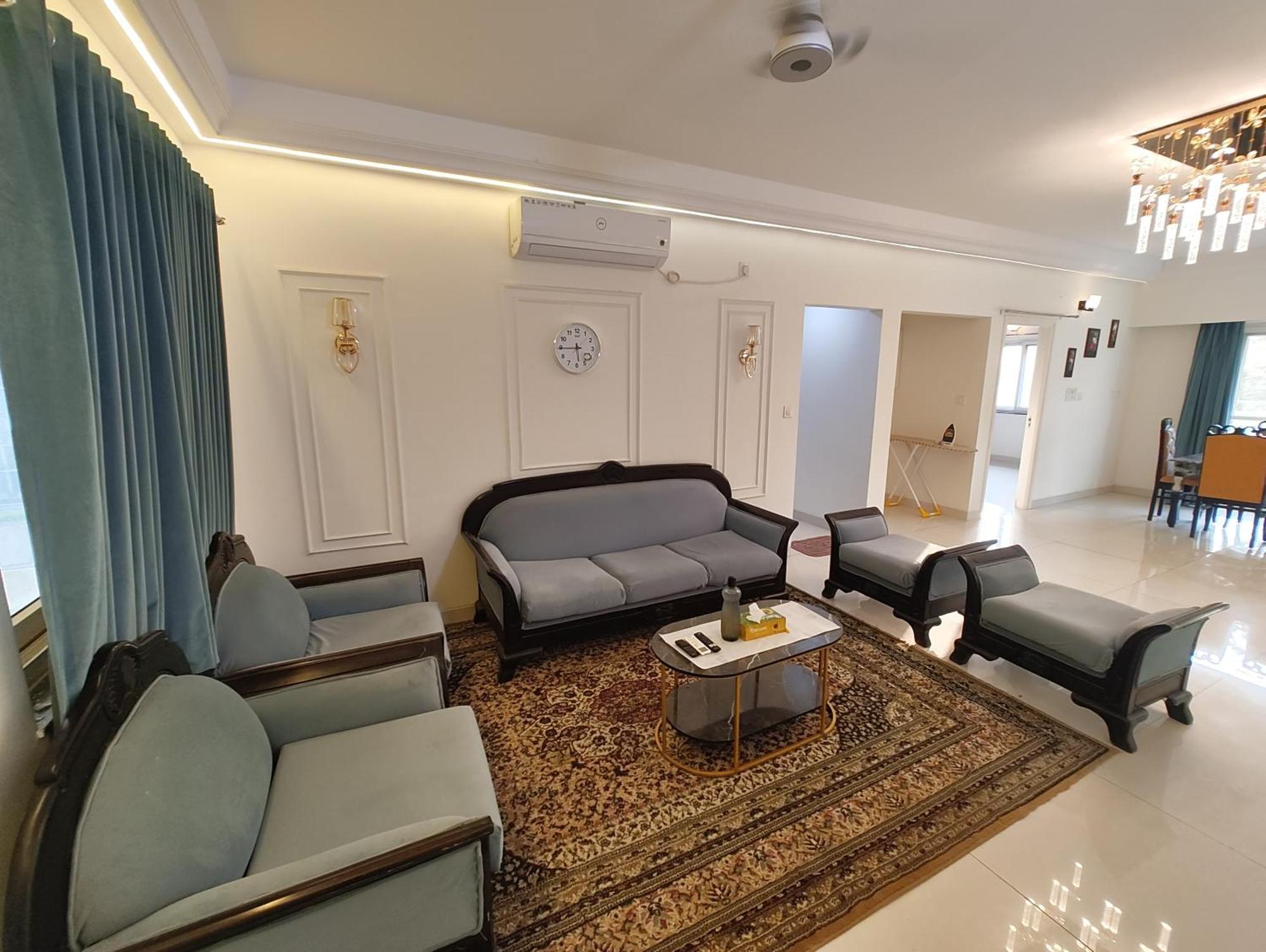 Magnus 3bhk Fully Furnished Flat - Gated Community, Club House, Pool Apartment