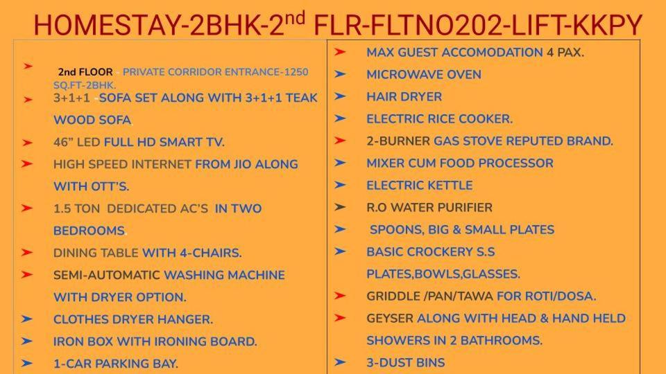 Apartamento Kesarhomes-homestay- Flt202-2nd Flr-2bhk-apt-ac-lift-kukatpally Hyderabad