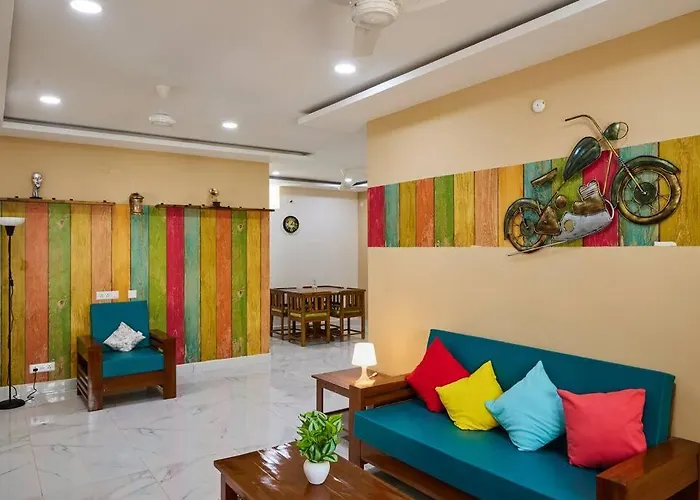 Chill Place:3Bhk Ac Retro House @Financialdistrict , Near Us Embassy